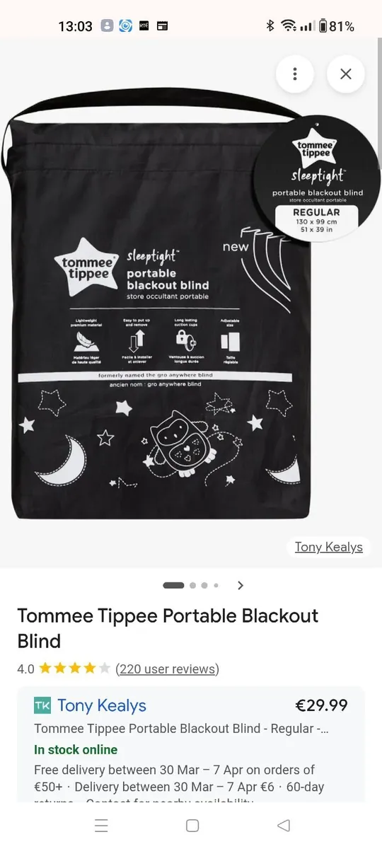 Portable Blackout blinds - Image 1