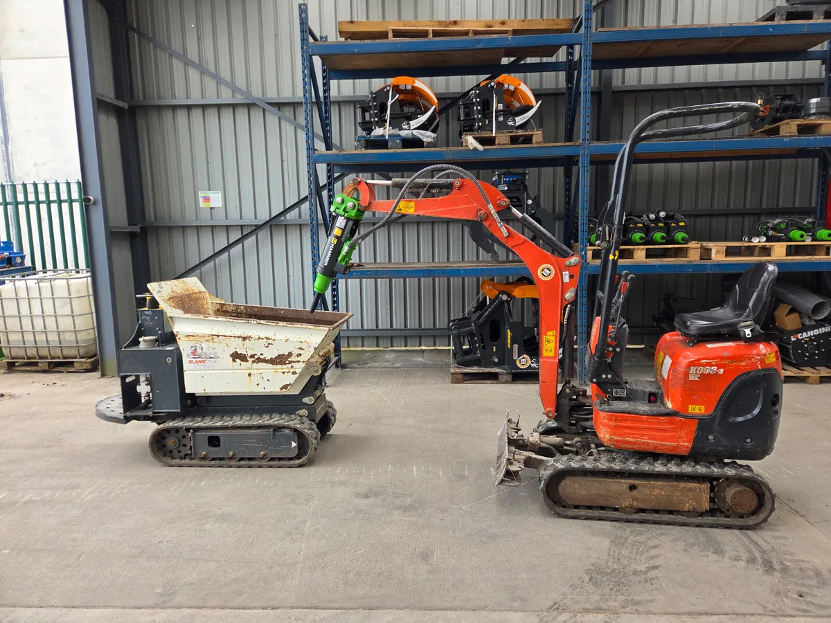 Kubota Kx008,Slanetrac Dumper & Breaker Package - Image 1