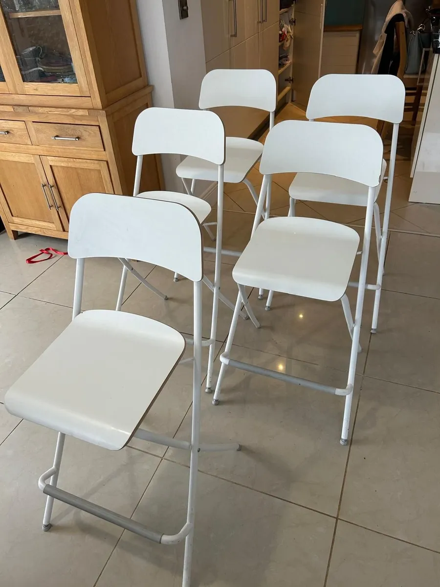 Bar Stool Chairs x 5 - Image 1