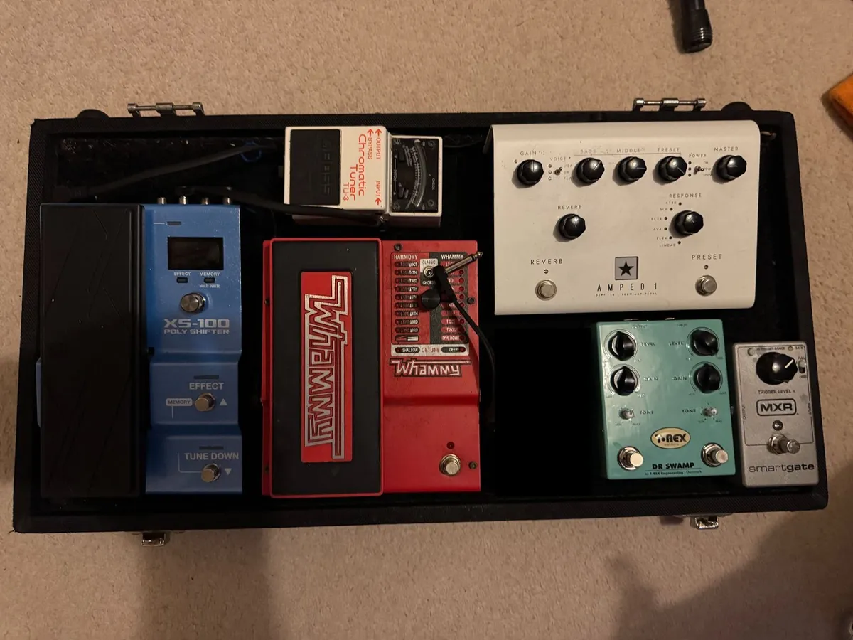 Guitar Rig Bundle — Pedalboard, Guitar, Amp (lot) - Image 1