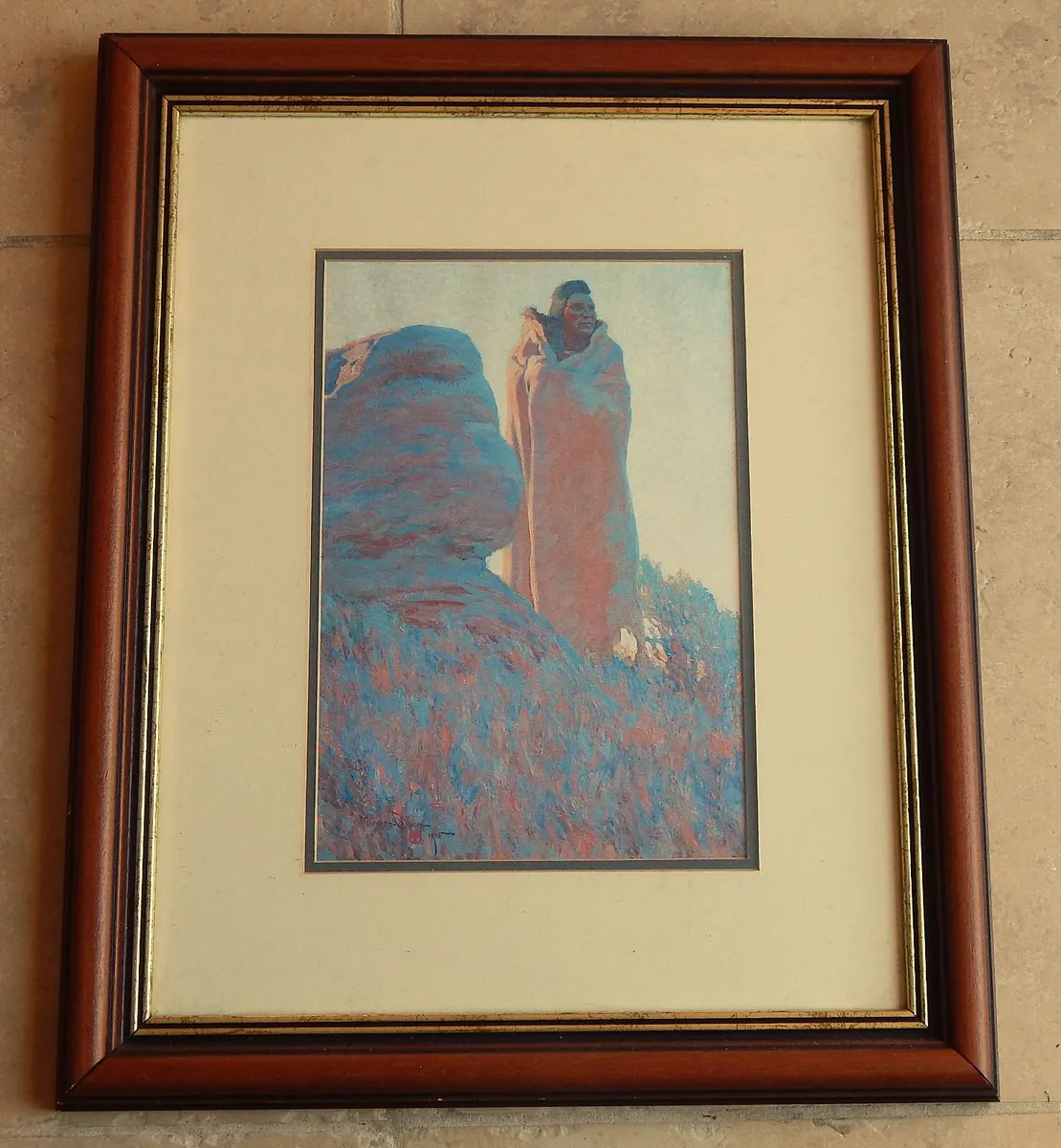 Large Framed Print of ‘The Medicine Robe’ - Image 1