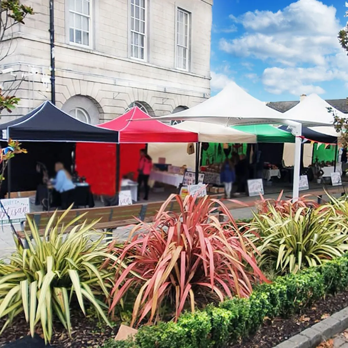 **Heavy Duty** 3x3m pop up Gazebo 40mm Frame - Image 3