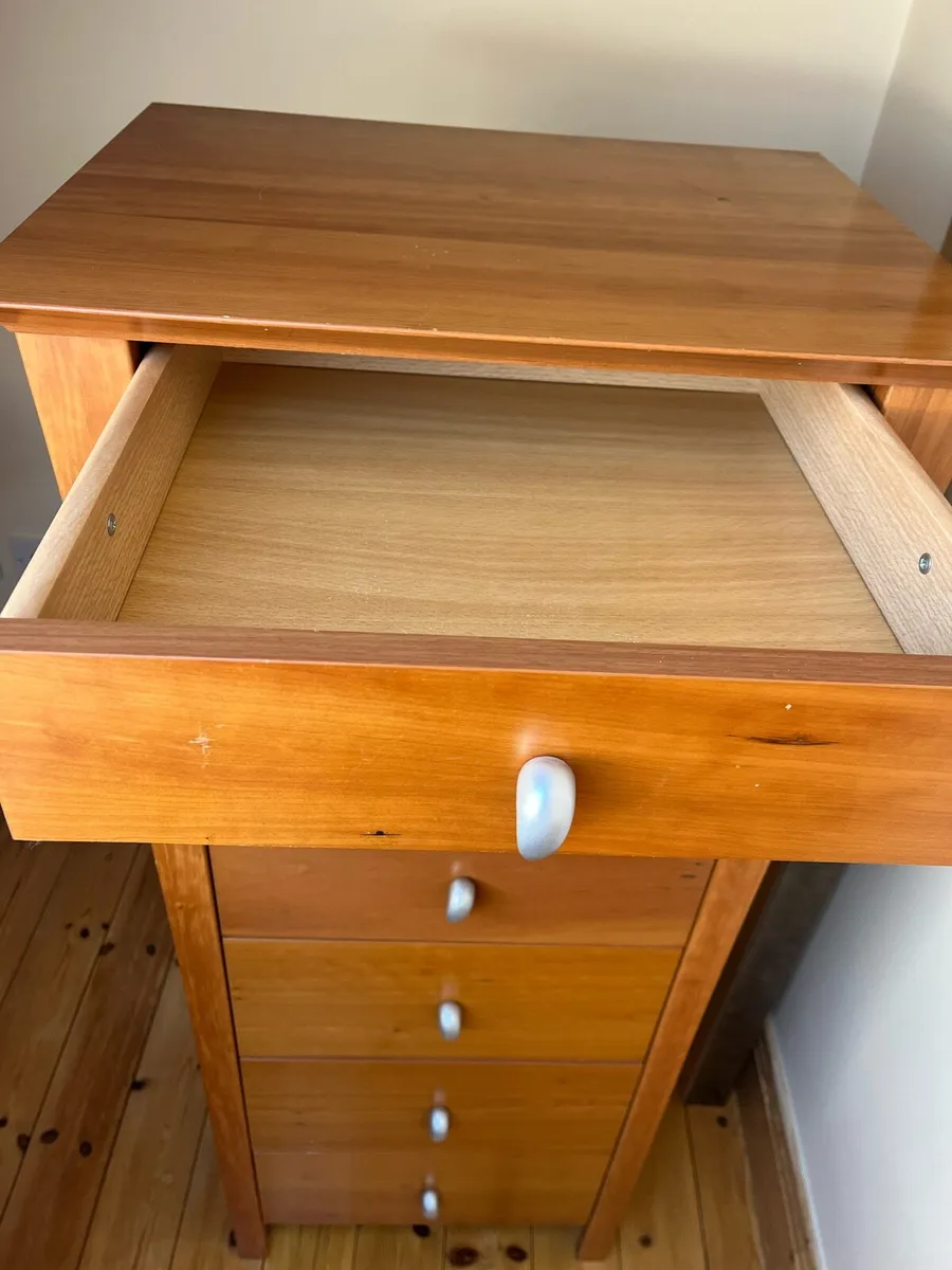 Solid Wood Tallboy Chest of Drawers - Image 3