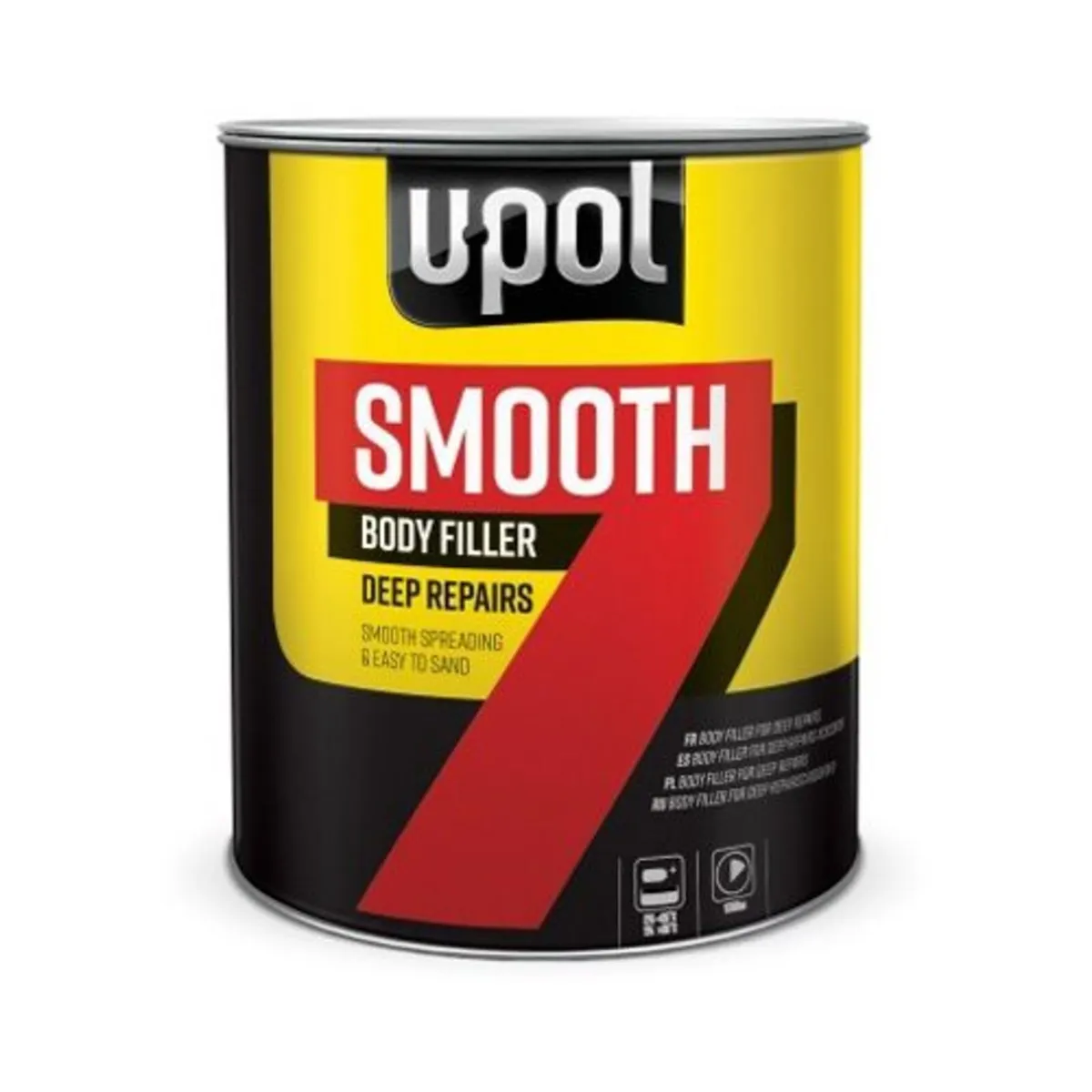 U-POL Smooth 7 Body Filler 3L – SM/7 - Image 1