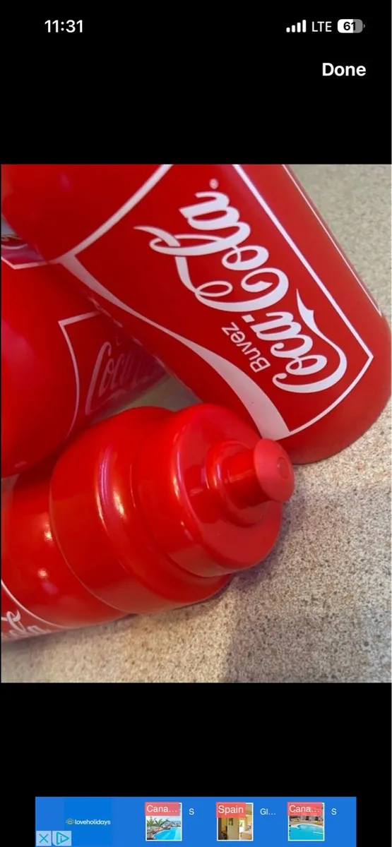 Tour de France water bottles new - Image 1