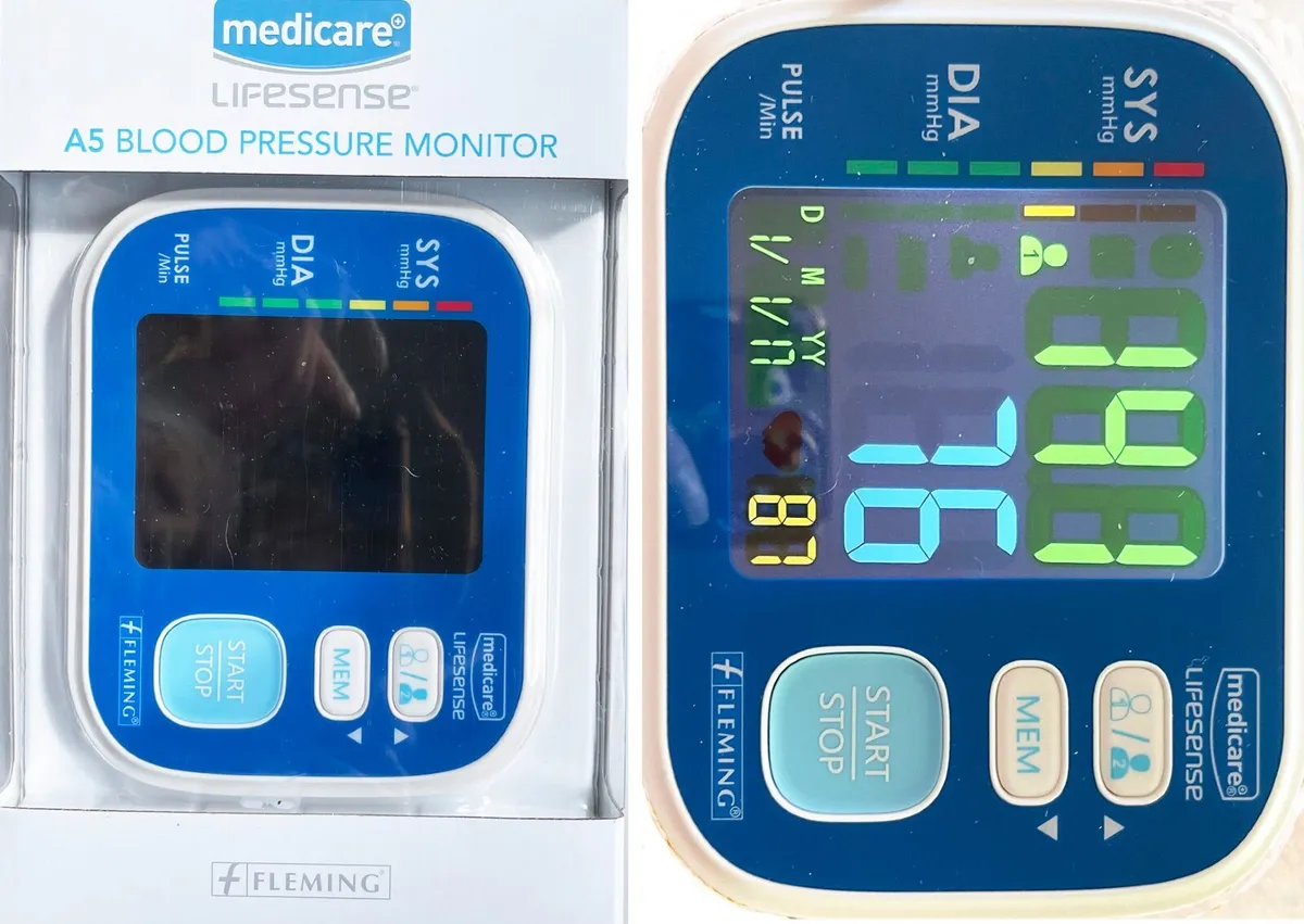 Blood Pressure Monitor with colour screen - Image 1
