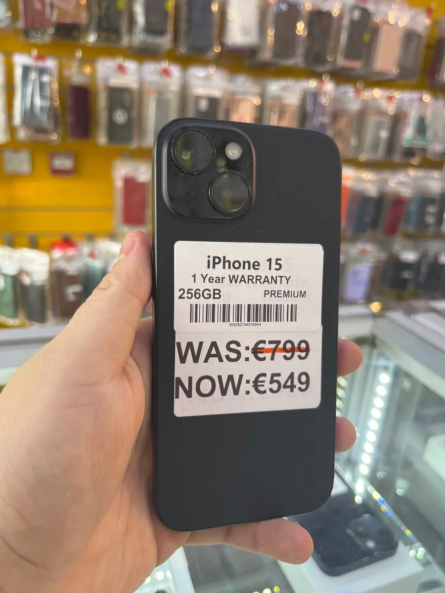 iPhone 15 1 year warranty and 256GB - Image 1