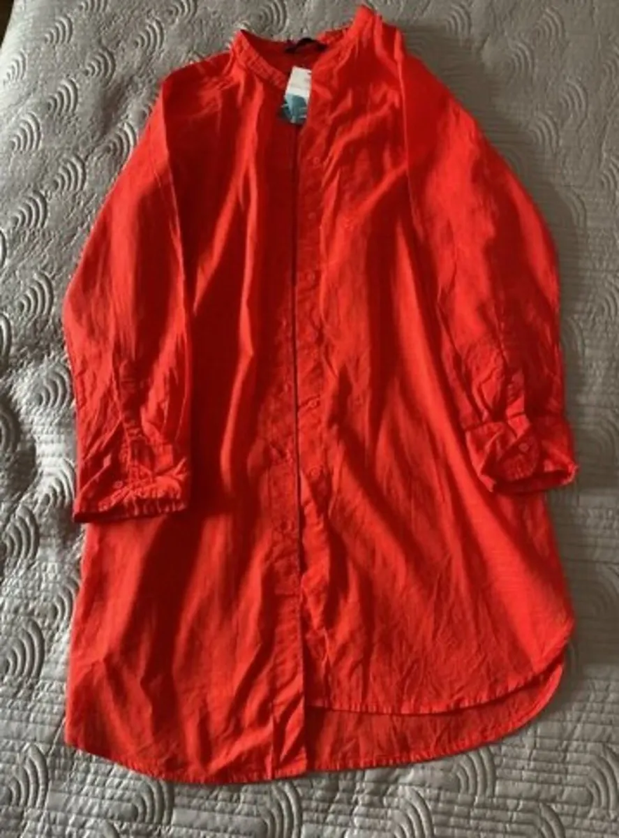 BNWT Marks and Spencer's Beach Shirt Size 12 UK - Image 1