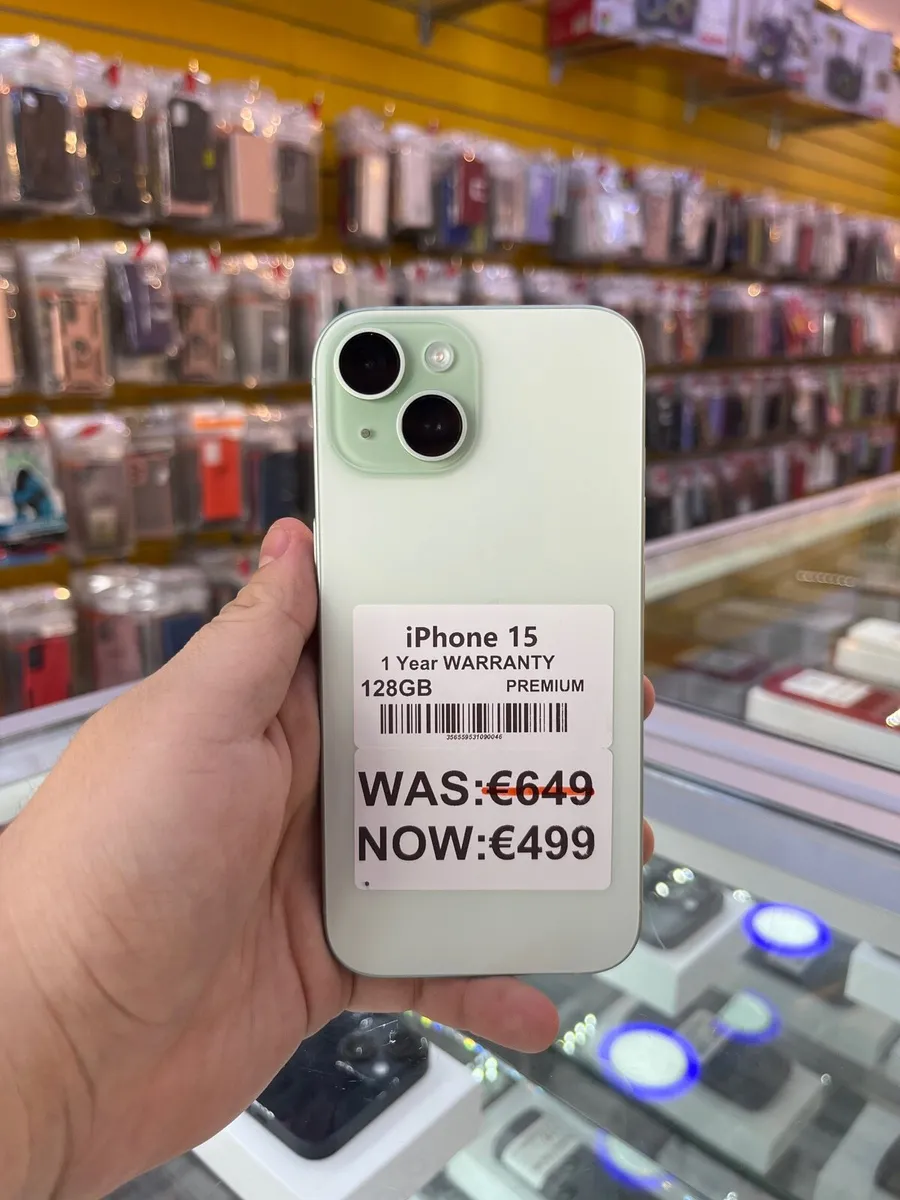 iPhone 15 1 year warranty 128GB - Image 1