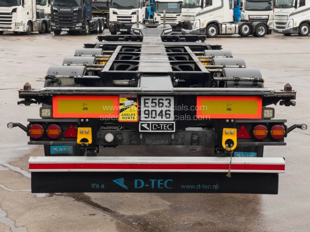 2022 D-TEC GOOSENECK SLIDING SKELETAL TRAILER - Image 4