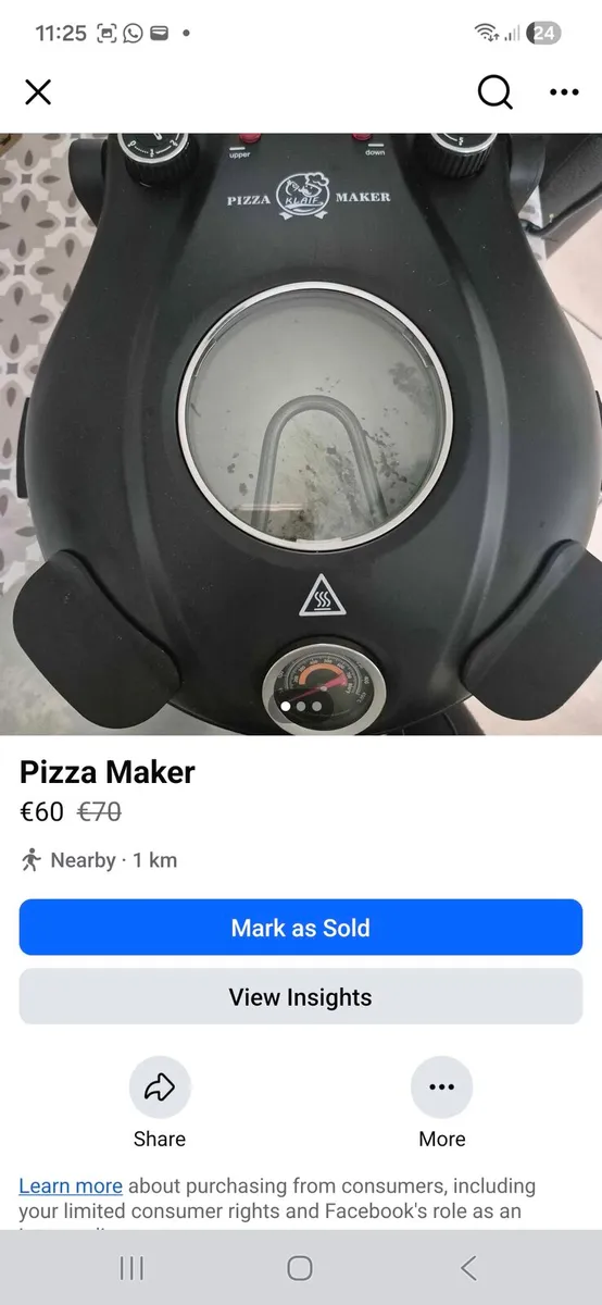 Klaif Electric pizza oven - Image 1