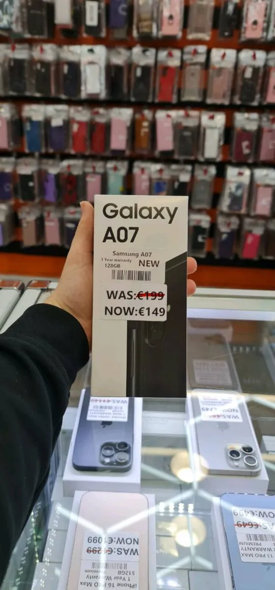 Samsung A07 128GB NEW Black unlocked