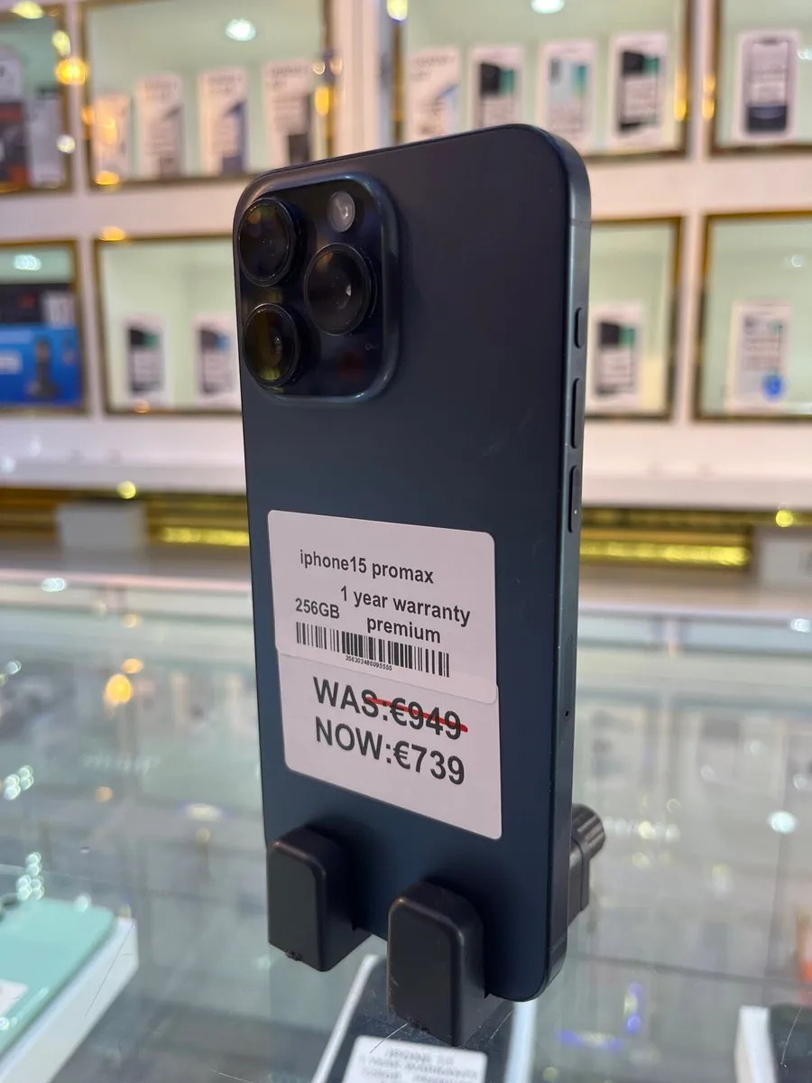 iPhone 15 pro max 1 year warranty and 256GB - Image 2