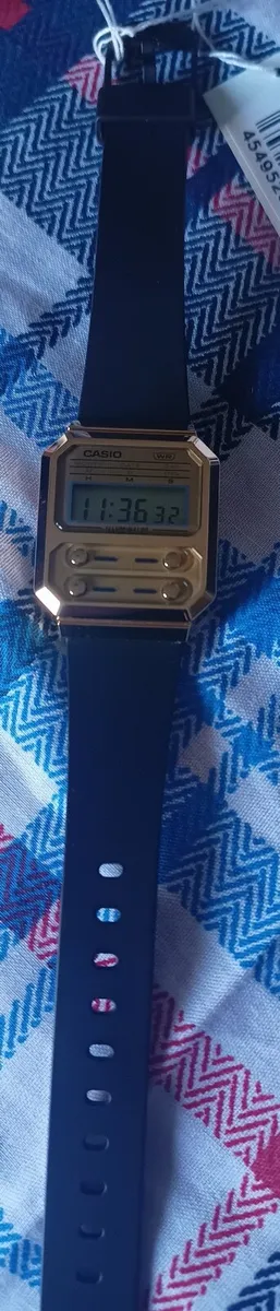Casio Vintage Digital Resin Strap Quartz A100WEFG - Image 2