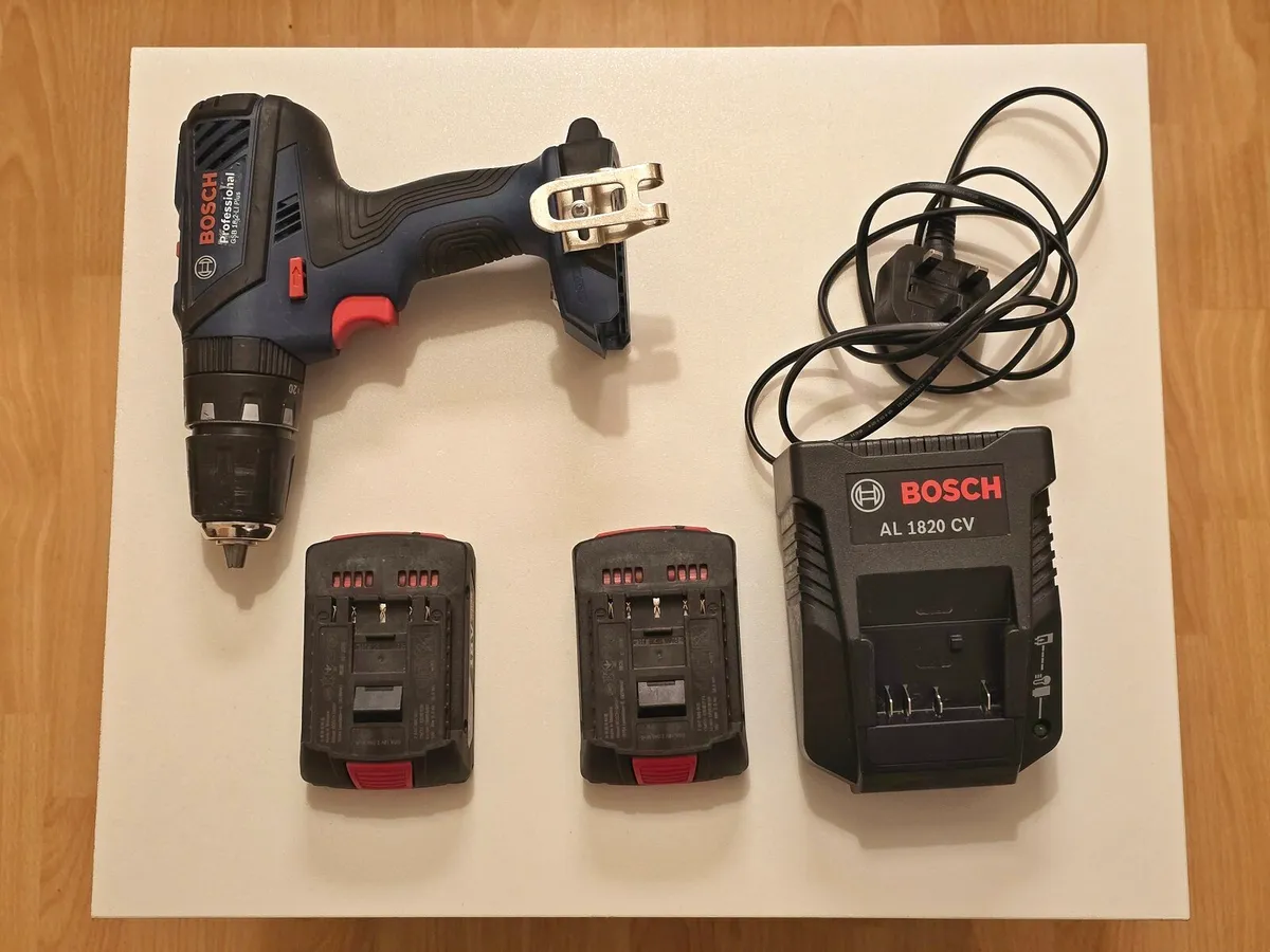 Bosch Battery, charger and drill - Image 1