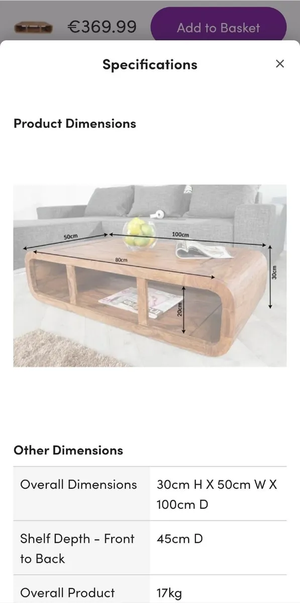 Coffee table - Image 2