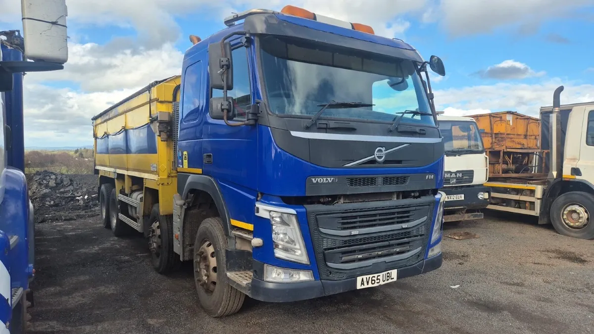 Volvo tipper and man tipper lorry for sale - Image 1