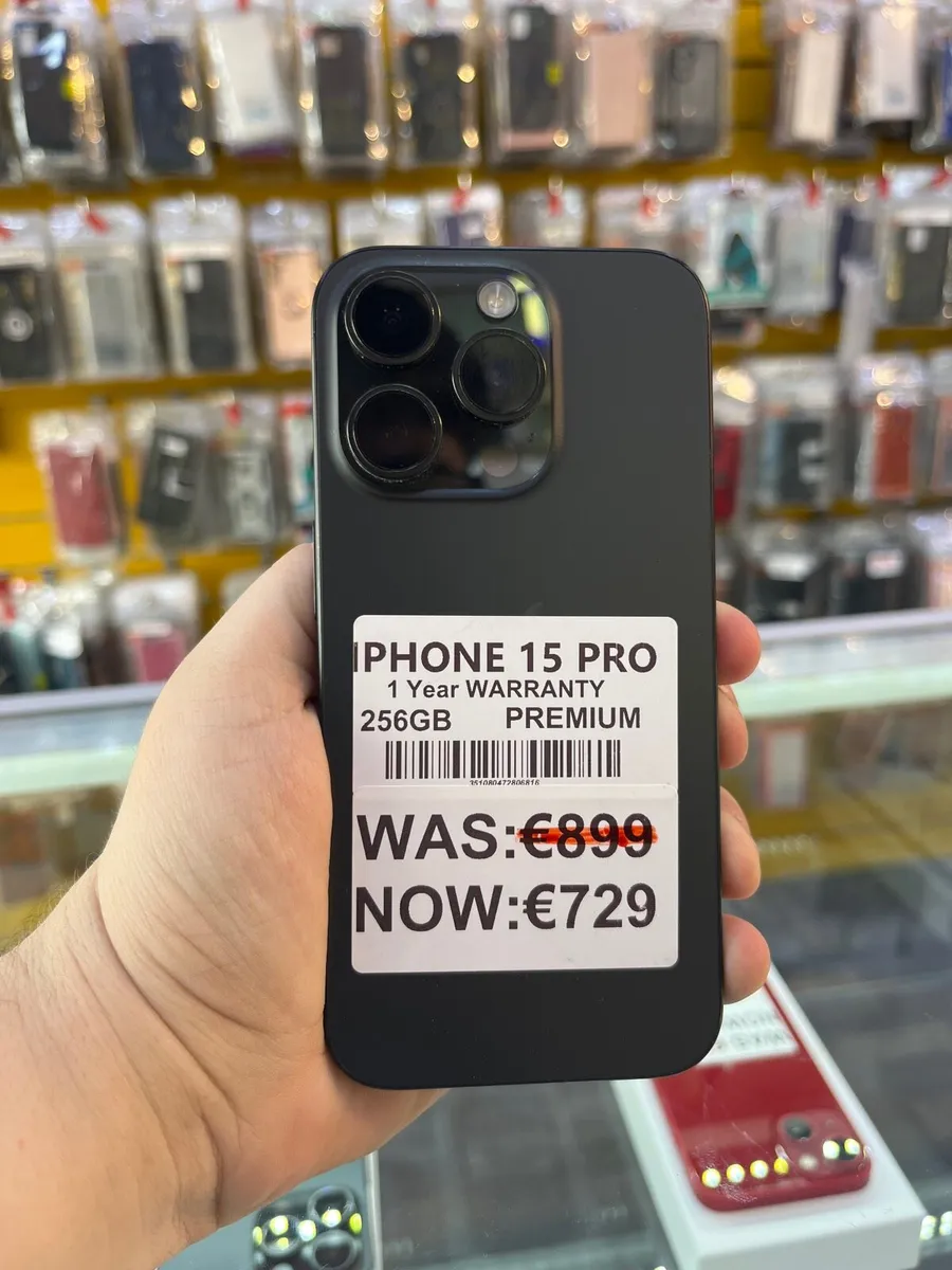 iPhone 15 pro 1 year warranty 256GB - Image 1