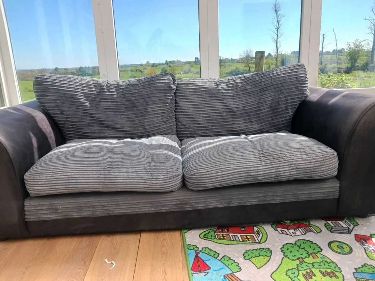 3 seater couch and Oversized armchair - Image 1