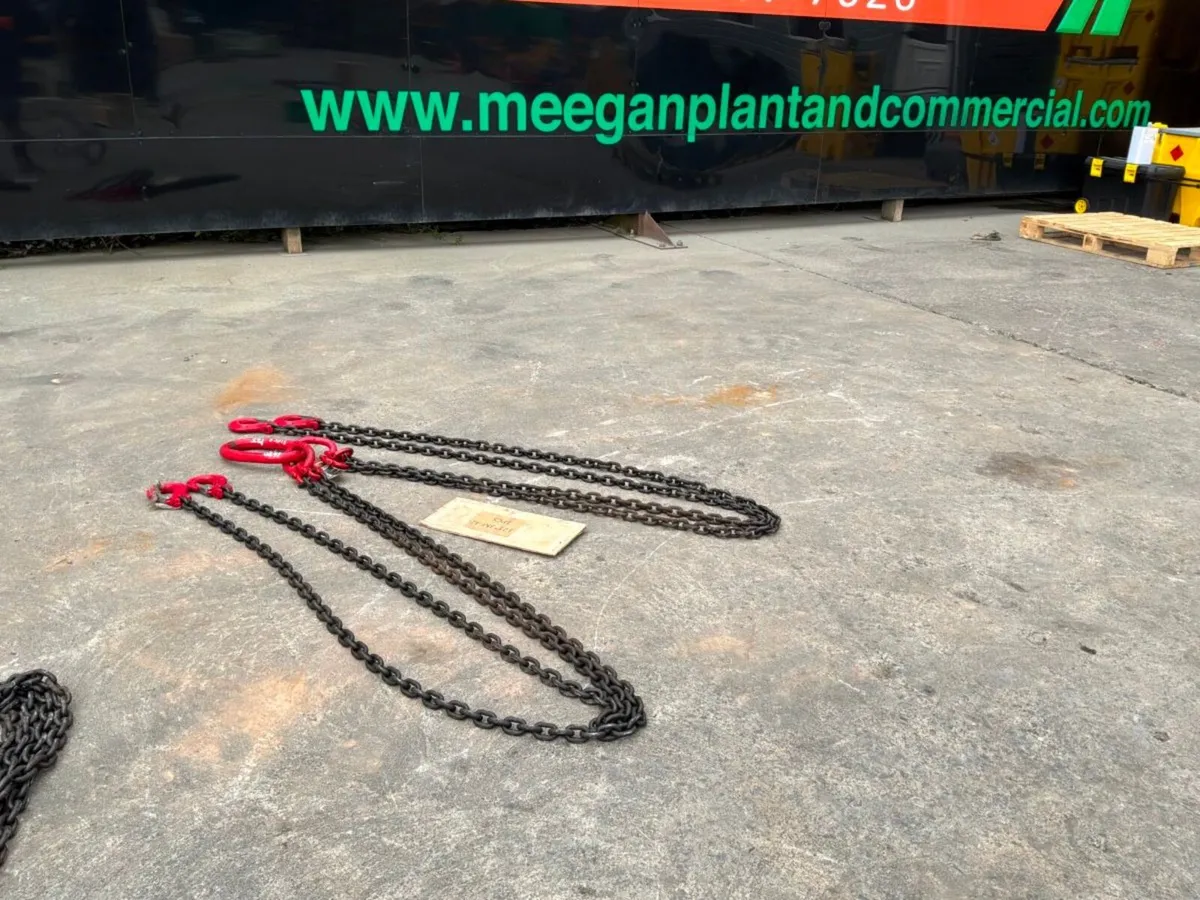 NEW 12 TON X 3 MTS LIFTING chains...4 LEG....1680t - Image 2