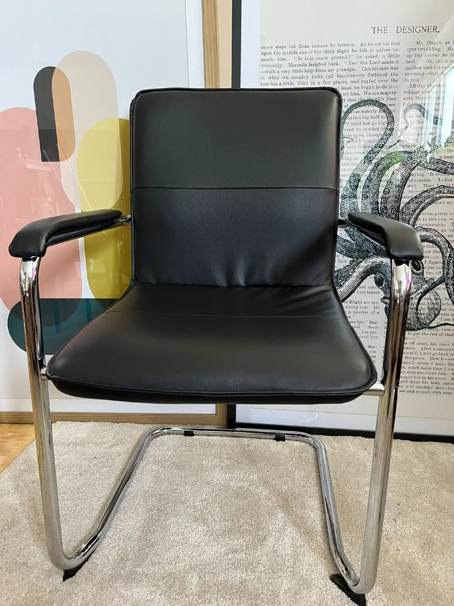 TC Office "Pavia" Cantilever Executive Chair Black - Image 1