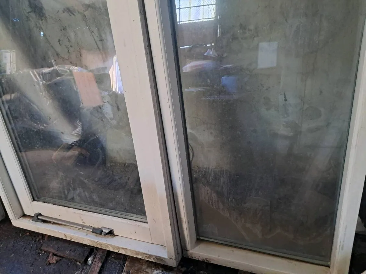 Large painted door and frame - Image 2