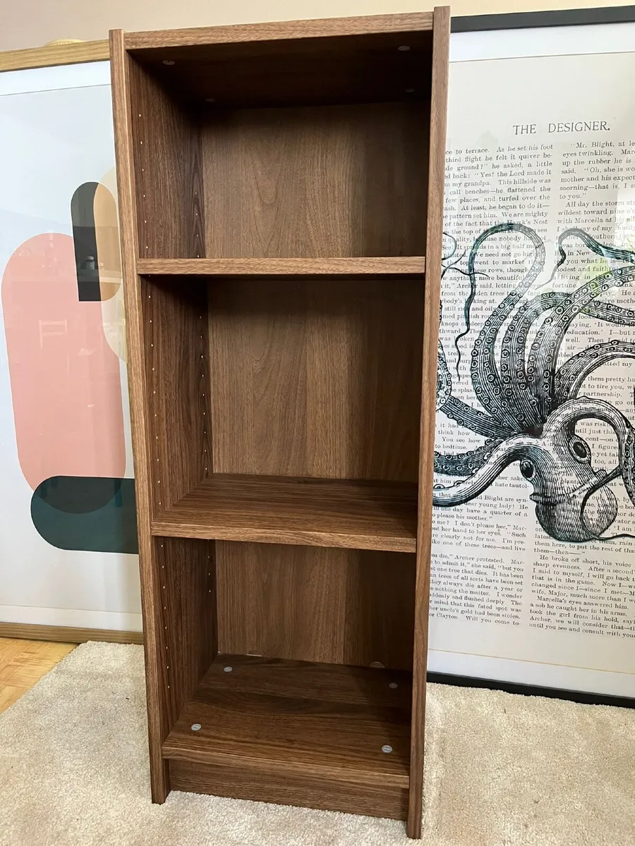 IKEA Billy Bookcase Walnut Effect (Narrow 40cm Ver - Image 1