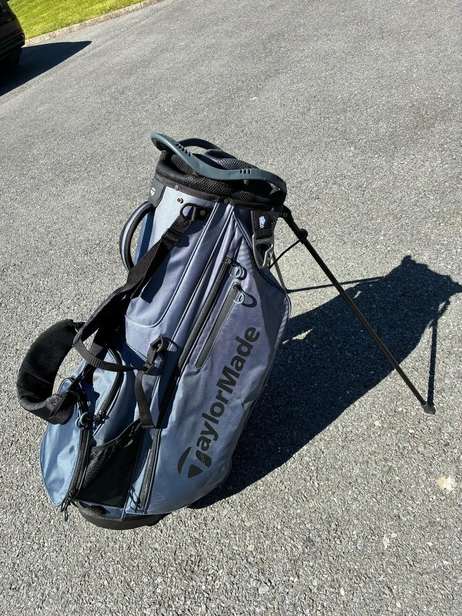 TaylorMade Pro Standbag Charcoal - Image 1