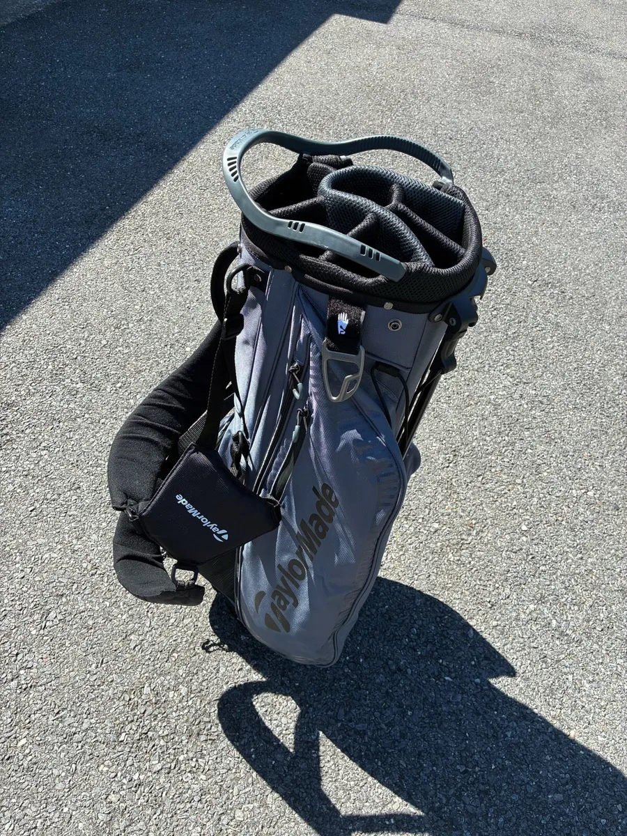 TaylorMade Pro Standbag Charcoal - Image 4