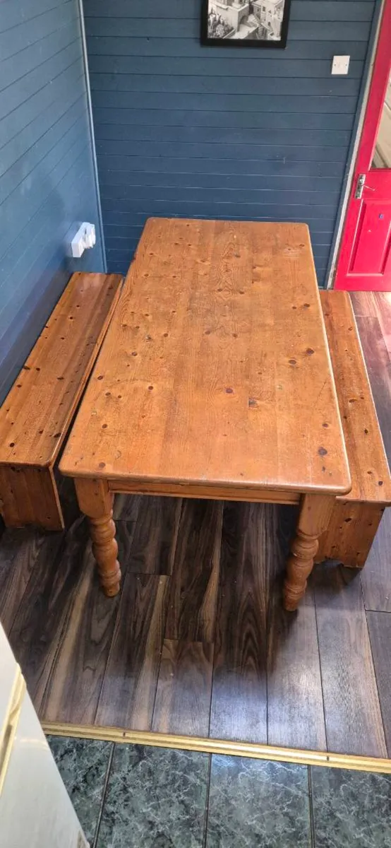 Table and benches - Image 2