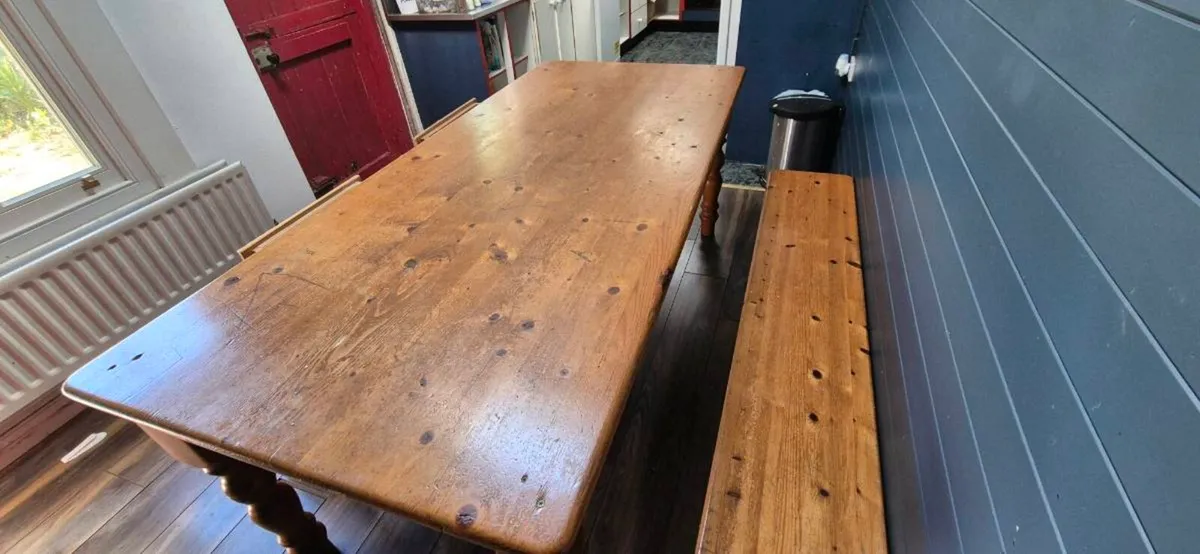 Table and benches - Image 4