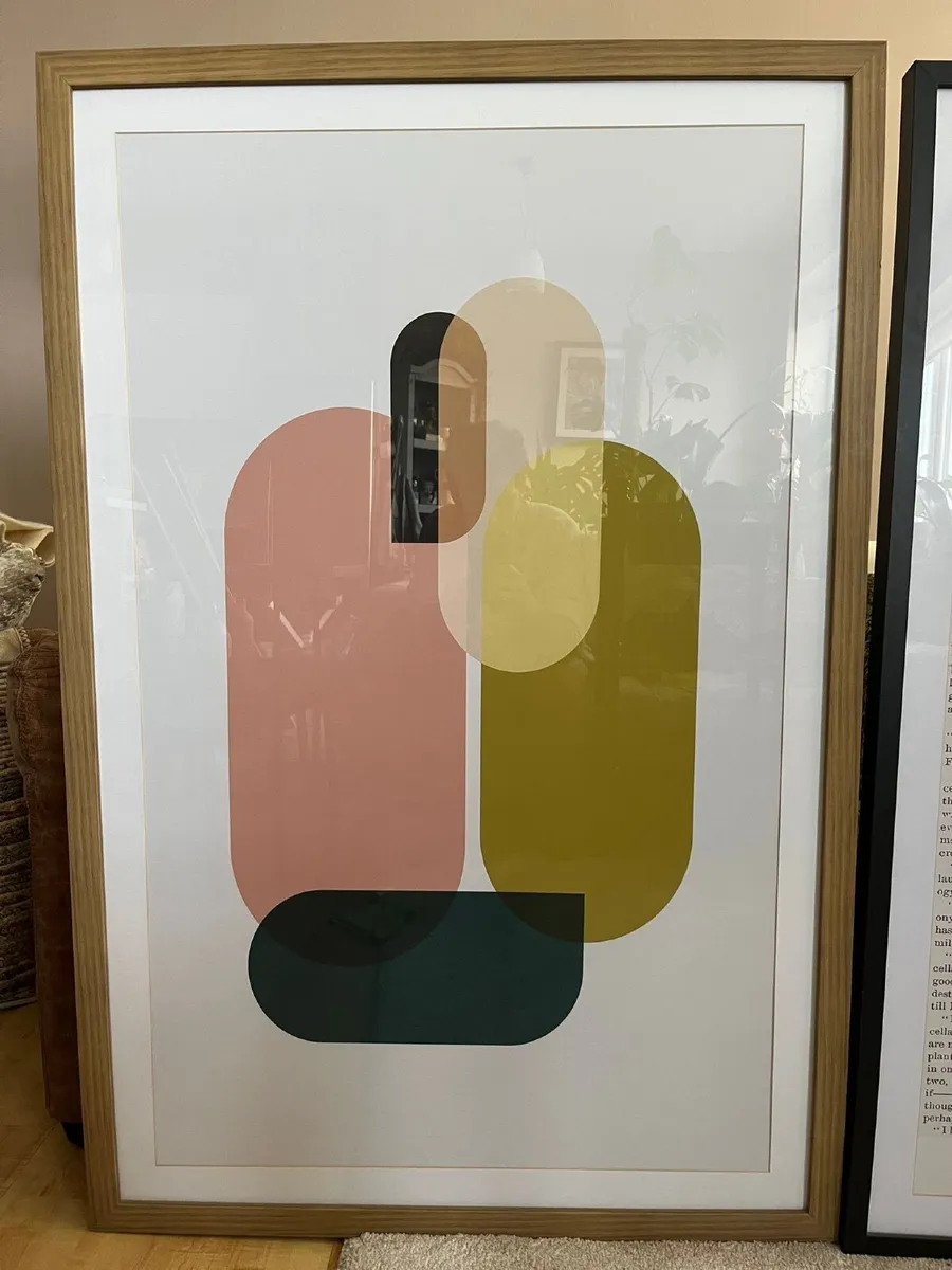 Large 3-Piece Gallery Wall Art Set 120x80cm Modern - Image 2