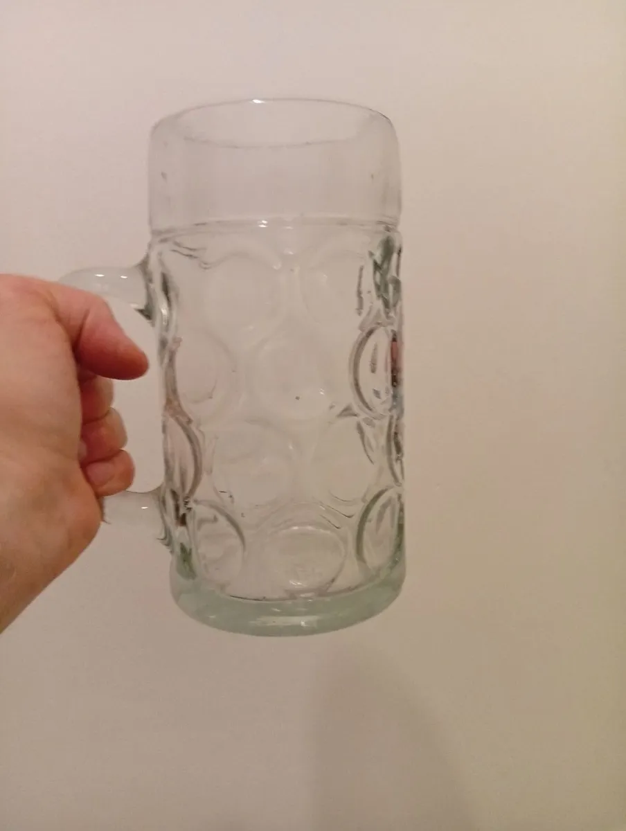 Original Bavarian Erdinger Beer1litre glasses - Image 4