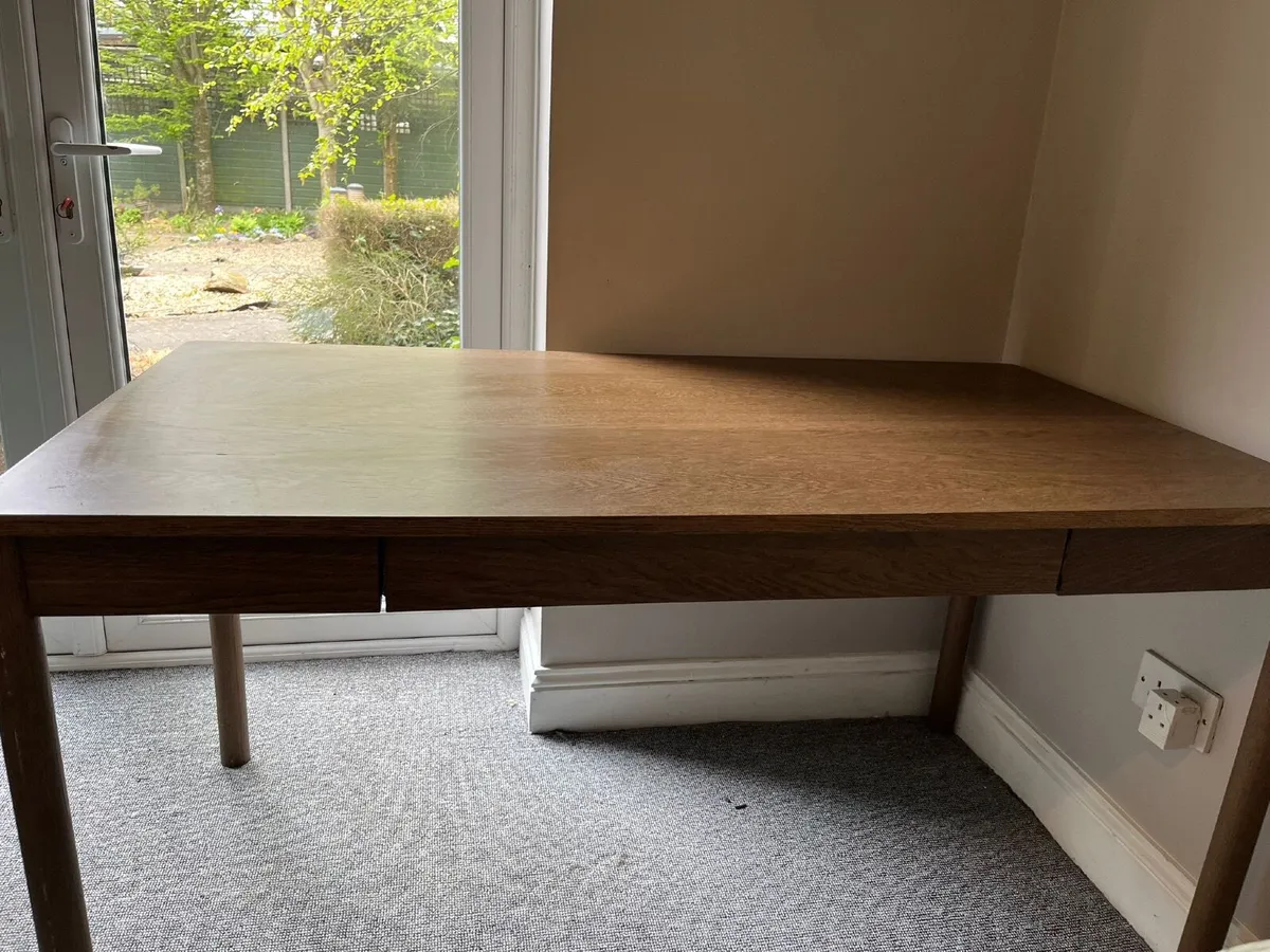 IKEA LISABO Desk Ash Veneer 140x75cm - Image 1