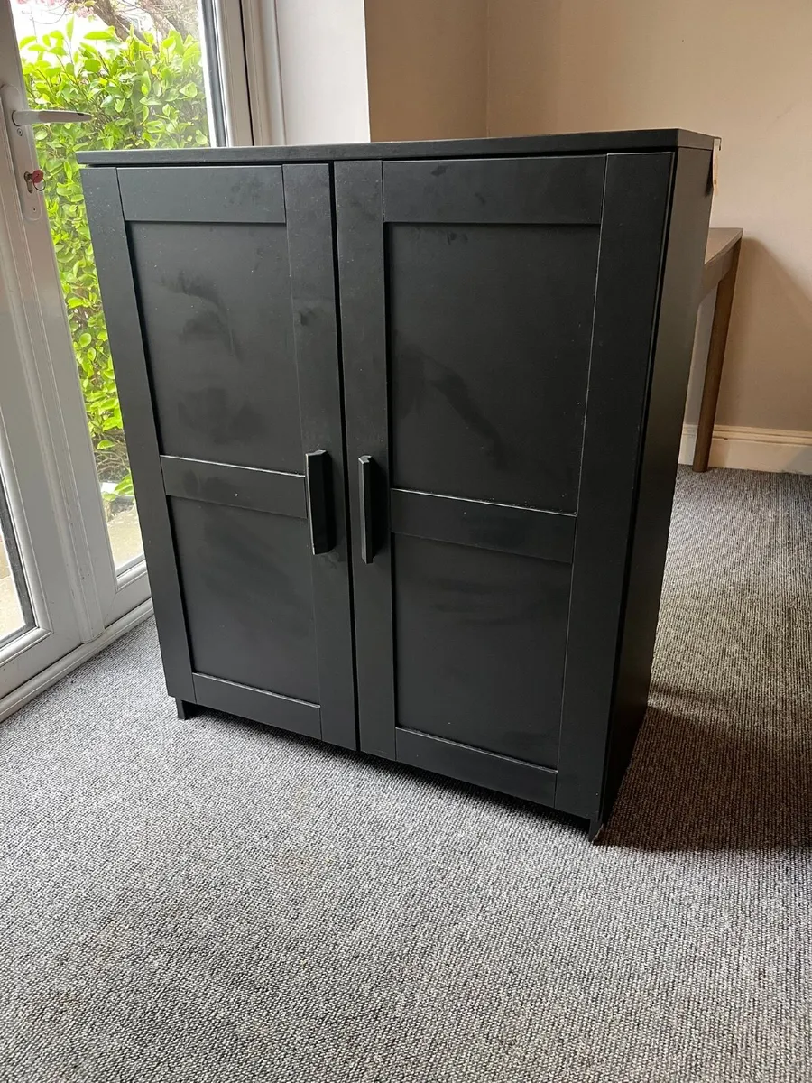 IKEA KULLEN 3-Drawer Chest black 79x95cm - Image 2