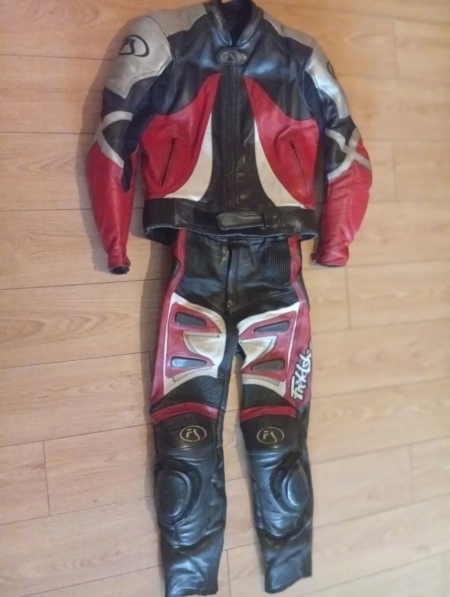 Original USA Genuine Leather motorcycle suit - Image 1