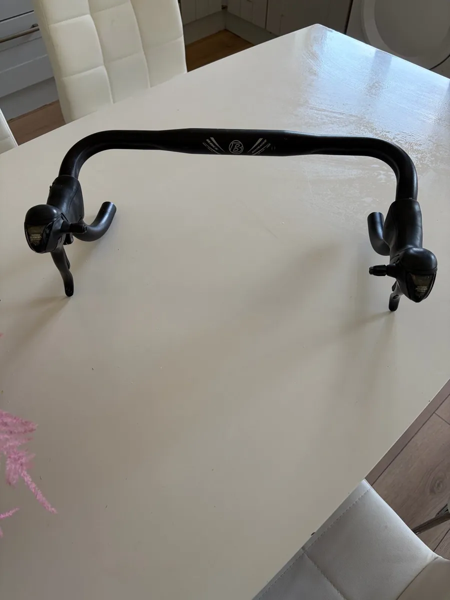 ROAD BIKE HANDLE BAR WITH SHIFTERS - Image 4