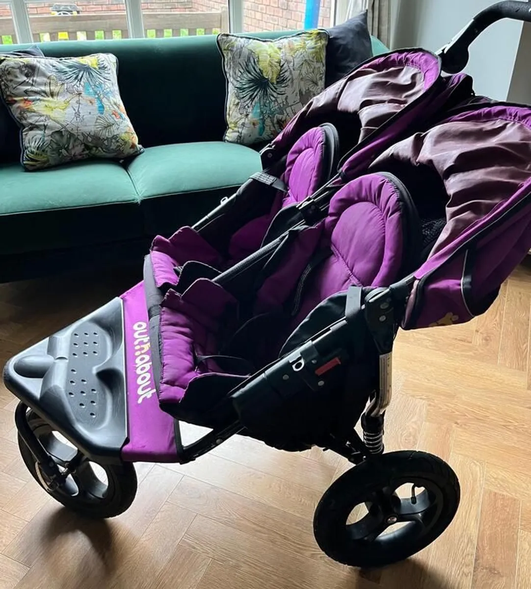 Out N About Nipper Double Buggy - Image 2