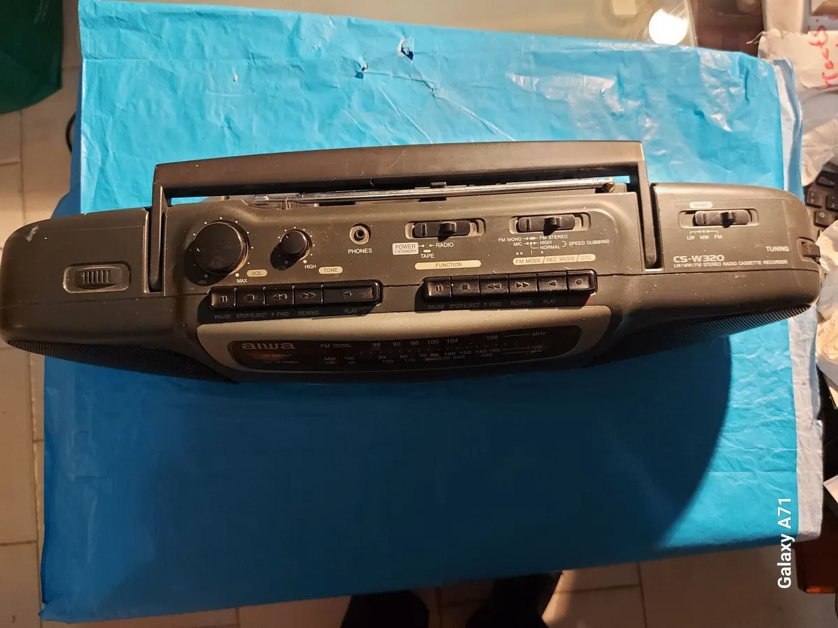 AIWA Stereo Radio Cassette Recorder Model CS-W320E - Image 2