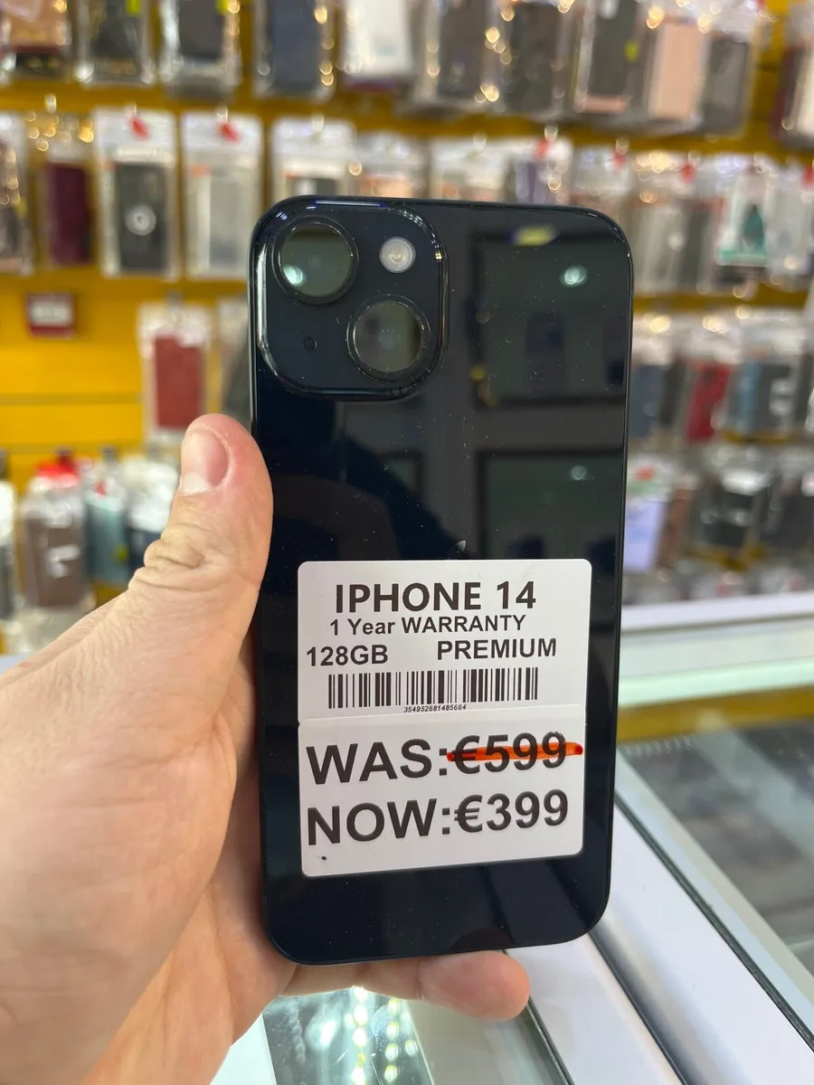 iPhone 14 1 year warranty and 128GB - Image 1