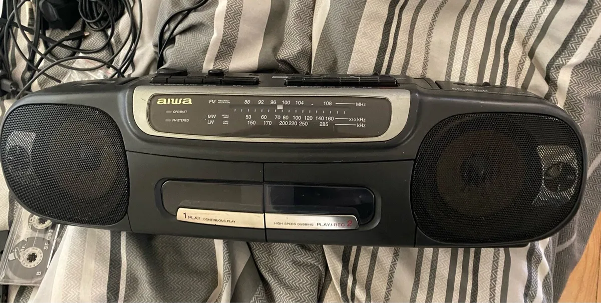 AIWA Stereo Radio Cassette Recorder Model CS-W320E - Image 1