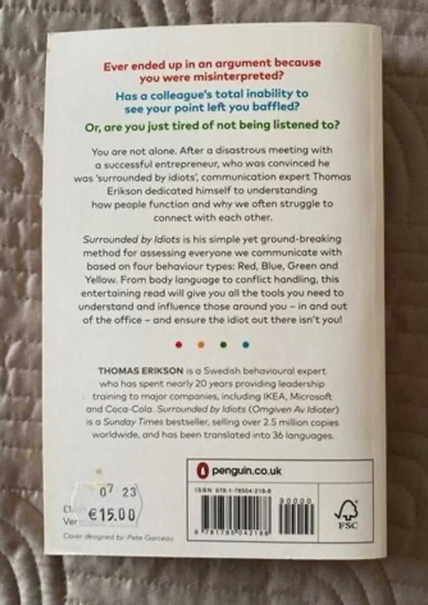 Book: Thomas Erikson: Surrounded by Idiots - Image 2