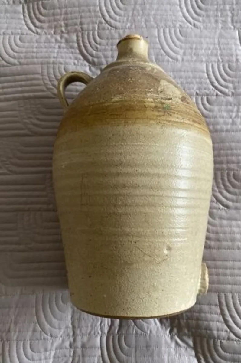 Large Vintage Stoneware Flagoon - Image 1