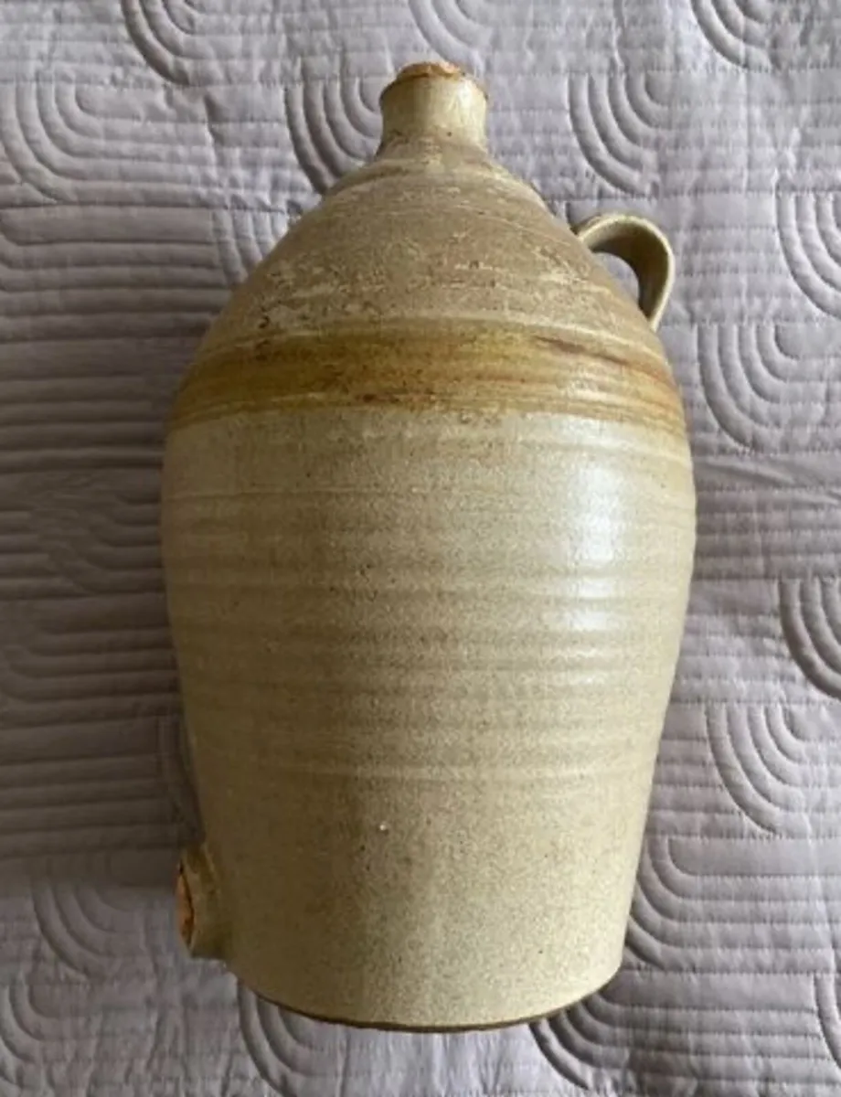 Large Vintage Stoneware Flagoon - Image 3