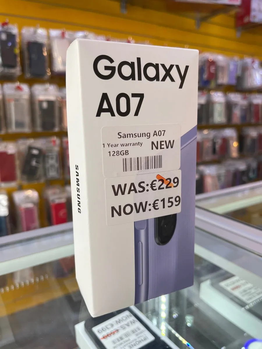 Samsung A07 1 year warranty 128GB NEW - Image 1