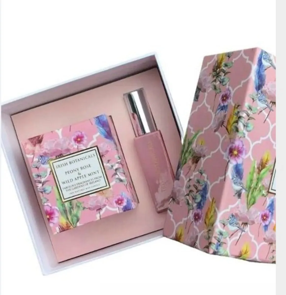 Peony Rose and Wild Apple Mint Wax Candle and Frag