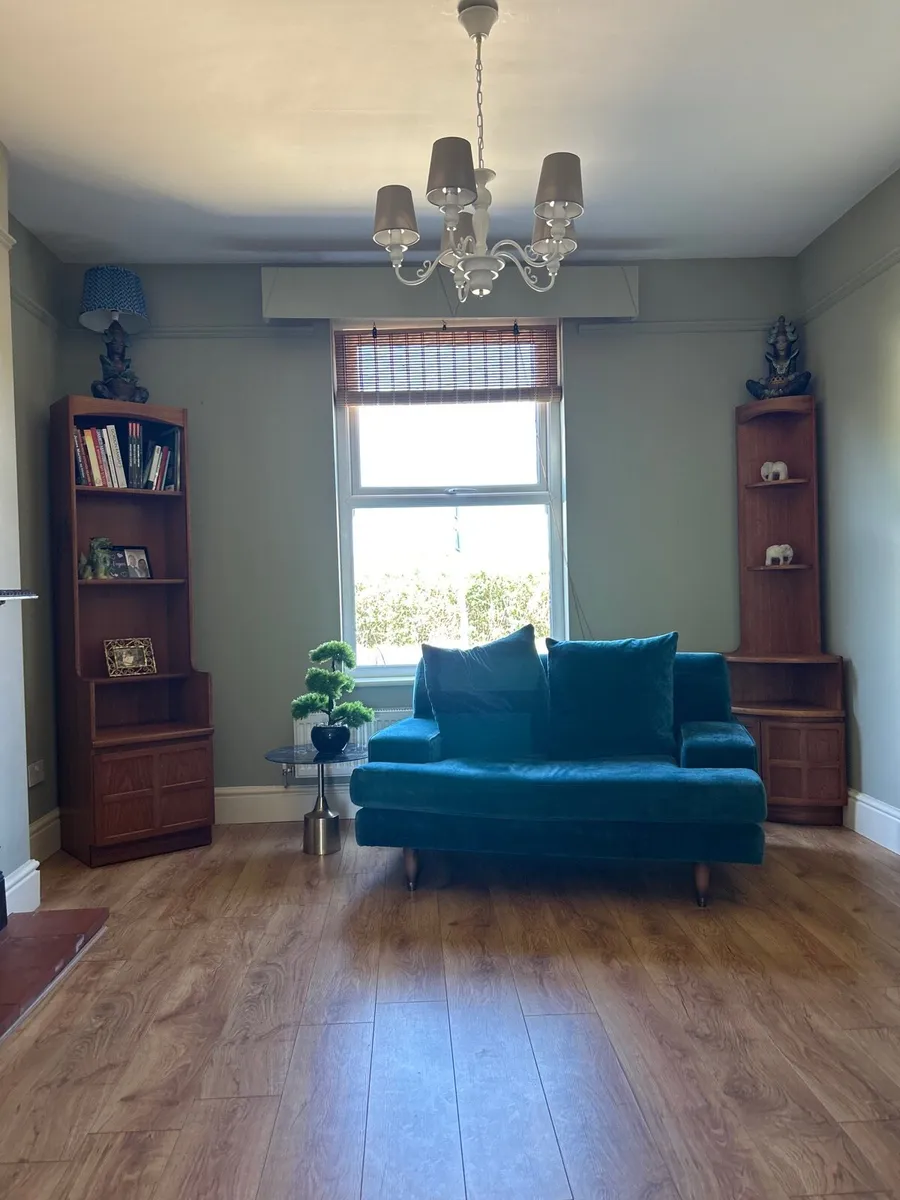 Original Mid Century Nathan Corner Cabinet - Image 1