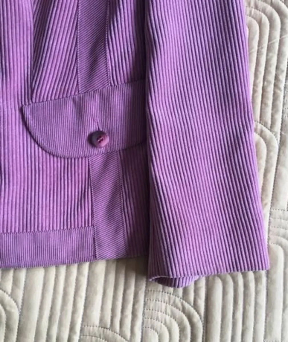 Gerry Weber Cord Blazer Jacket Size 16 - Image 3