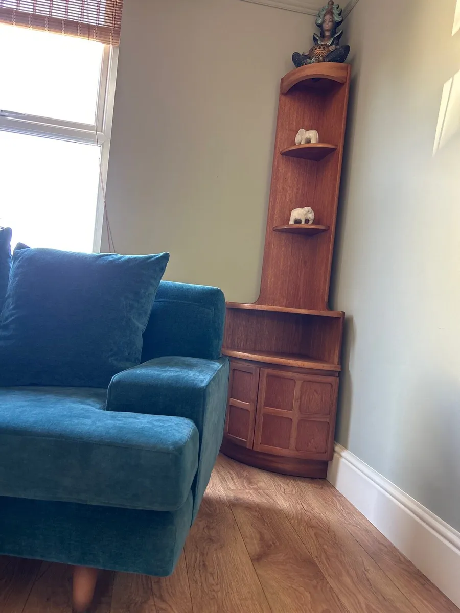 Original Mid Century Nathan Corner Cabinet - Image 2
