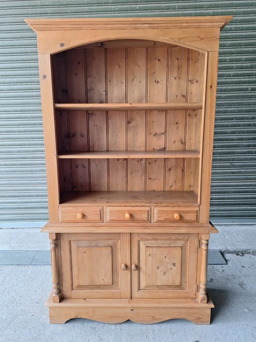 Solid Pine Kitchen Dresser, Rustic(DELIVERY) - Image 2